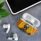 Marcus Garvey AirPods Case Yellow African Pattern Design Pan African Flag Civil Rights Movement Tribute - African Pride