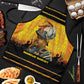 Marcus Garvey Apron Yellow African Pattern Design Pan African Flag Civil Rights Movement Tribute - African Pride
