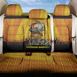 Marcus Garvey Back Car Seat Cover Yellow African Pattern Design Pan African Flag Civil Rights Movement Tribute - African Pride