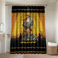 Marcus Garvey Bathroom Set Yellow African Pattern Design Pan African Flag Civil Rights Movement Tribute - African Pride