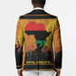 Marcus Garvey Blazer Yellow African Pattern Design Pan African Flag Civil Rights Movement Tribute - African Pride
