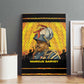 Marcus Garvey Canvas Wall Art Yellow African Pattern Design Pan African Flag Civil Rights Movement Tribute - African Pride