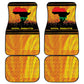 Marcus Garvey Car Mats Yellow African Pattern Design Pan African Flag Civil Rights Movement Tribute - African Pride