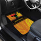 Marcus Garvey Car Mats Yellow African Pattern Design Pan African Flag Civil Rights Movement Tribute - African Pride