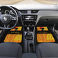 Marcus Garvey Car Mats Yellow African Pattern Design Pan African Flag Civil Rights Movement Tribute - African Pride