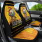 Marcus Garvey Car Seat Cover Yellow African Pattern Design Pan African Flag Civil Rights Movement Tribute - African Pride