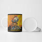 Marcus Garvey Ceramic Mug Yellow African Pattern Design Pan African Flag Civil Rights Movement Tribute - African Pride