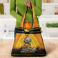 Marcus Garvey Grocery Bag Yellow African Pattern Design Pan African Flag Civil Rights Movement Tribute - African Pride