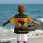 Marcus Garvey Kid Hawaiian Shirt Yellow African Pattern Design Pan African Flag Civil Rights Movement Tribute TS04