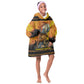 Marcus Garvey Kid Wearable Blanket Hoodie Yellow African Pattern Design Pan African Flag Civil Rights Movement Tribute - African Pride