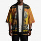 Marcus Garvey Kimono Yellow African Pattern Design Pan African Flag Civil Rights Movement Tribute - African Pride