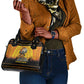 Marcus Garvey Shoulder Handbag Yellow African Pattern Design Pan African Flag Civil Rights Movement Tribute - African Pride