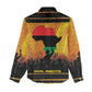 Marcus Garvey Women Casual Shirt Yellow African Pattern Design Pan African Flag Civil Rights Movement Tribute - African Pride