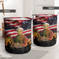 Harriet Tubman Laundry Basket American Flag Background Underground Railroad Quote Powerful Civil Rights - African Pride