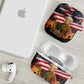 Harriet Tubman AirPods Case American Flag Background Underground Railroad Quote Powerful Civil Rights - African Pride
