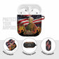 Harriet Tubman AirPods Case American Flag Background Underground Railroad Quote Powerful Civil Rights - African Pride