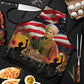 Harriet Tubman Apron American Flag Background Underground Railroad Quote Powerful Civil Rights - African Pride