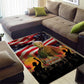 Harriet Tubman Area Rug American Flag Background Underground Railroad Quote Powerful Civil Rights - African Pride