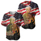 Harriet Tubman Baseball Jersey American Flag Background Underground Railroad Quote Powerful Civil Rights TS04