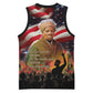 Harriet Tubman Basketball Jersey American Flag Background Underground Railroad Quote Powerful Civil Rights - African Pride