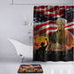 Harriet Tubman Bathroom Set American Flag Background Underground Railroad Quote Powerful Civil Rights - African Pride