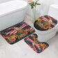 Harriet Tubman Bathroom Set American Flag Background Underground Railroad Quote Powerful Civil Rights - African Pride