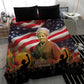 Harriet Tubman Bedding Set American Flag Background Underground Railroad Quote Powerful Civil Rights - African Pride