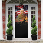Harriet Tubman Door Cover American Flag Background Underground Railroad Quote Powerful Civil Rights - African Pride