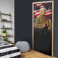 Harriet Tubman Door Cover American Flag Background Underground Railroad Quote Powerful Civil Rights - African Pride