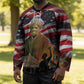 Harriet Tubman Hockey Jersey American Flag Background Underground Railroad Quote Powerful Civil Rights - African Pride