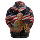 Harriet Tubman Hoodie American Flag Background Underground Railroad Quote Powerful Civil Rights - African Pride