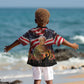 Harriet Tubman Kid Hawaiian Shirt American Flag Background Underground Railroad Quote Powerful Civil Rights TS04