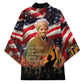 Harriet Tubman Kimono American Flag Background Underground Railroad Quote Powerful Civil Rights - African Pride