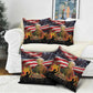 Harriet Tubman Pillow Cover American Flag Background Underground Railroad Quote Powerful Civil Rights - African Pride