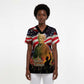 Harriet Tubman Scrub Top American Flag Background Underground Railroad Quote Powerful Civil Rights - African Pride