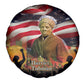 Harriet Tubman Spare Tire Cover American Flag Background Underground Railroad Quote Powerful Civil Rights - African Pride