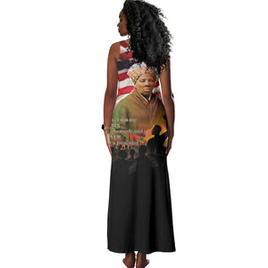 Harriet Tubman Tank Maxi Dress American Flag Background Underground Railroad Quote Powerful Civil Rights - African Pride