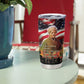 Harriet Tubman Tumbler Cup American Flag Background Underground Railroad Quote Powerful Civil Rights - African Pride