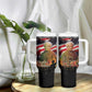 Harriet Tubman Tumbler With Handle American Flag Background Underground Railroad Quote Powerful Civil Rights - African Pride