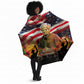 Harriet Tubman Umbrella American Flag Background Underground Railroad Quote Powerful Civil Rights - African Pride