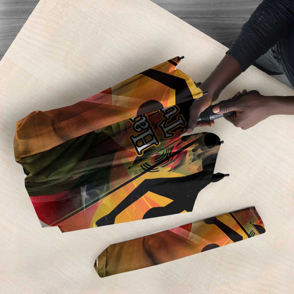Harriet Tubman Umbrella American Flag Background Underground Railroad Quote Powerful Civil Rights - African Pride