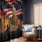 Harriet Tubman Window Curtain American Flag Background Underground Railroad Quote Powerful Civil Rights - African Pride
