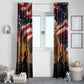 Harriet Tubman Window Curtain American Flag Background Underground Railroad Quote Powerful Civil Rights - African Pride