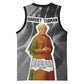 Harriet Tubman Basketball Jersey American Flag Background Civil Rights Quote Keep Going Tribute Design - African Pride
