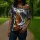 Harriet Tubman Cross Shoulder Shirt American Flag Background Civil Rights Quote Keep Going Tribute Design - African Pride