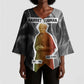 Harriet Tubman Kimono Sleeve Blouse American Flag Background Civil Rights Quote Keep Going Tribute Design - African Pride
