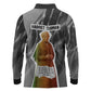 Harriet Tubman Long Sleeve Polo Shirt American Flag Background Civil Rights Quote Keep Going Tribute Design - African Pride