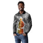 Harriet Tubman Long Sleeve Polo Shirt American Flag Background Civil Rights Quote Keep Going Tribute Design - African Pride