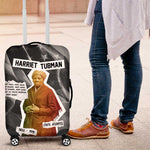 Harriet Tubman Luggage Cover American Flag Background Civil Rights Quote Keep Going Tribute Design - African Pride