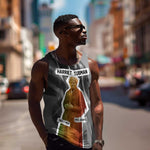 Harriet Tubman Men Tank Top American Flag Background Civil Rights Quote Keep Going Tribute Design - African Pride